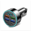 66W 4 Ports USB Car Charger Fast Charging PD Quick Charge 3.0 USB C Car Phone Charger Adapter