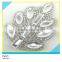Hotfix Clear Rhinestone Trim Patch Iron on Shiny Glass Stone Applique 6x20cm