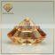 2015 hot sale 7.00mm round champagne gemstone for wedding dress