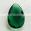 Synthetic gemstone for import green cheap glass beads