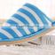 2015 Best Selling Lovely Soft Warm Men and Women Slippers Stripe Hot Style Slippers