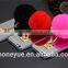 luxury metal rope mirror mobile phone accessories fur phone case for iphone