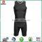 Women's high quality Tri suit black and white with Italy MITI fabric