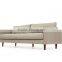 Simple design modern and white fabric two-seater sofa Classic drawing room fabric sofa