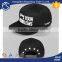 Breathable 3D embroidery 100% cotton custom snapback hats wholesale
