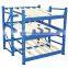 Warehouse carton flow racking