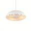 one bigger cup ash wood modern pendant light