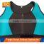 cheap neoprene exercise bra body shaper slimming vest for women the chest have a zipper