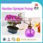 Flower dispenser pump garden sprayer pump in any color plastic small garden pressure use in bottle office need it