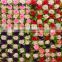 high quality mixed colors fabric artificial flower for wall decoration for wedding,home or party,( MFL-018)