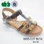 Beautiful summer fashionable flat comfortable sandals for lady