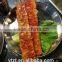 flat kebab skewers for meat and vegetable