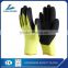2016 Best Selling Knitted Cuff Foam Wrinkle Latex Palm Coated Safety Working Glove