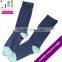 New Design Compression 100% Cotton Crew Socks