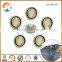 Brushed Antique Custom Metal Buttons For Garments Luxury