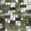 Stone mosaic sheet mixed by metal mosaic tile-wall decoration mosaic tile--nice building material