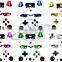 Newest Chrome ABXY Dpad RT LT Triggers RB LB Guide Buttons Mod Kits for XBOX ONE for Xbox One Controller