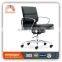 short back visitor chair leather cover visitor chair aluminum arms office chair