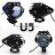 WEIKEN 15W black moto motorcycle bullet led headlight/ Motorcycle spar accessories