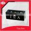 Black High Quality Cherry Wood Tea Box