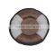 Pet Dog Oxford Mesh Fabric Plush Toy Frisbee Shape Brow Colour
