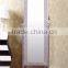 Wooden floor stand dressing mirror with jewelry storage cabinet/dressing room mirror