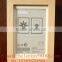 natural and black color MDF picture frame with paper film for your home decorative