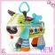 Colorful baby stuffed animals teeth toy plush toy horse stuffed animal toy