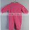 Rose polar fleece baby romper and nice zipper