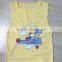 Child tops 100% Cotton child tops sleeveless t-shirts Boys printed tank top