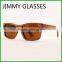 JM457 Vintage China Wholesale Italy Design Brown Polarized FDA CE Cheap Wooden Sunglasses