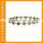 Nice Women Flower Crystal Gold Plated Cuff Bracelet Bangle Jewelry Gift PGBR-0005