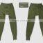 Army green soldiers CVC Poly-cotton fabric military thermal underwear