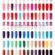 Beauty show YEANAIL hot sale professional 204 glitter fashion colors nail polish, gel polish, uv gel