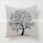 HOME-GJ Cotton Linen Decorative Throw Pillow Cushion Covers Pillowcase Shell Green Tree Printing 18" X 18"