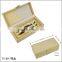 Large christmas gift boxes golden inner with 2 buttons