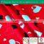 Heart pattern printed polyester coral fleece car seat upholstery fabric