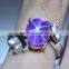 8x10 MM Pink Star Sapphire Ring Lab-Created Sterling Silver 92.5 Size 6.75