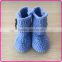 Infant toddler crochet booties hand knitted shoes for baby boys
