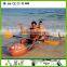 polycarbonate canoe, unbreakable plastic fishing boat for 1-2 people