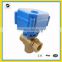 3 way brass motorizd valve3.6v 5V 12v 24v T flow for solar water system hot water control