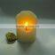 NEW SALE White Irregular Crater Shaped Wax LED Candles