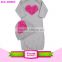 New arrive baby evening gown long sleeves clothes baby romper gown rose heart pattern plain jumper infant girl gown with beanie                        
                                                Quality Choice