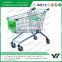 shopping trolley(zinc with powder,4 inch TPR wheel)