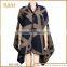 Latest product custom design plaid scarf from China