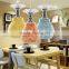 Creative Modern Restaurant Home Bar Hotel Colorful Ceramic Pendant Lights Warm Sweet Pendant Lamp Indoor Lighting Fixtures