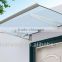 Hot sale elegant shade durable DIY outdoor polycarbonate front door canopy