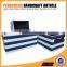 Beautiful with cover stripe storage box set of three