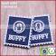 Custom embossed garment shirt shoe luggage sample pvc tags