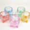 Colored Drinking Mug Round Shape Glass Cup with Handle and Stand                        
                                                Quality Choice